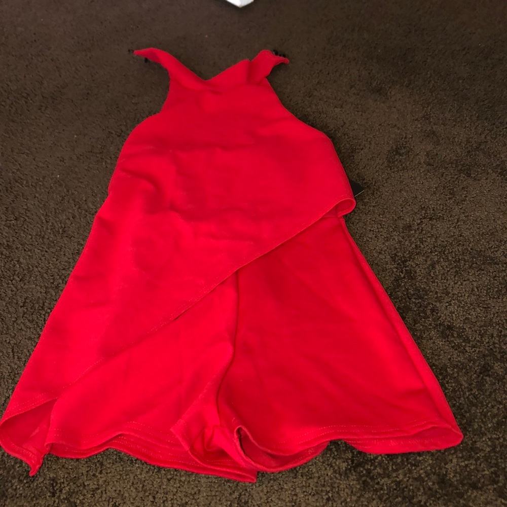Red romper